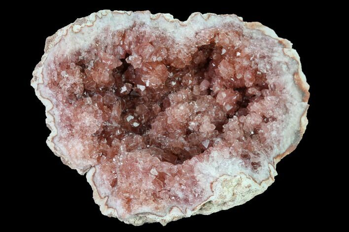 Sparkly, Pink Amethyst Geode Section - Argentina #170192